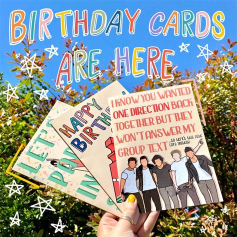 harry styles happy birthday card